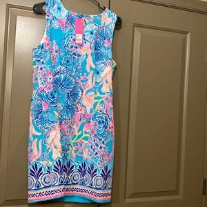 Sunshine Sale Price Drop ☀️ Lilly Pulitzer Shift in Bali Blue; Size 12; NWT